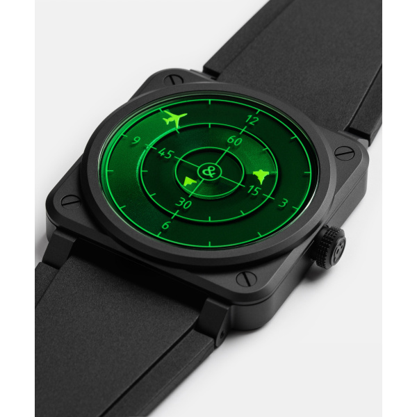 Montre Bell & Ross BR-03 Green Radar Ceramic 41 mm Édition Limitée