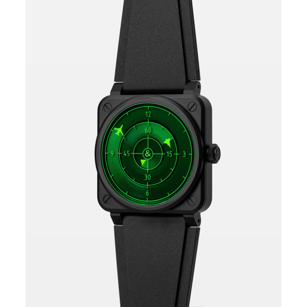 Montre Bell & Ross BR-03 Green Radar Ceramic 41 mm Édition Limitée
