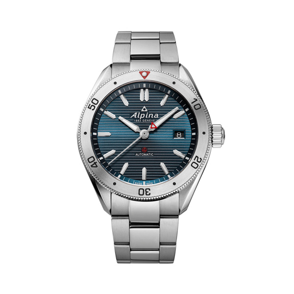 Montre Alpina Alpiner 4 Automatic 40 mm Cadran Bleu Bracelet Acier