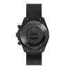 Montre Certina DS Action Chrono 42 mm Quartz PVD Noir Cadran Noir Turquoise Bracelet Caoutchouc