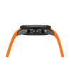 Montre Certina DS Action Chrono 42 mm Quartz PVD Noir Cadran Noir Orange Bracelet Caoutchouc Orange