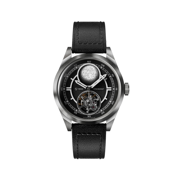 Montre Yema Spacegraf Heure Sidérale Tourbillon Volant CMM.32 42 mm Titane Édition Limitée