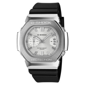Montre Casio G-Shock GMC-2500 43,8 mm Quartz Analogique Cadran Argent Bracelet Résine