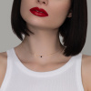 Collier La Brune & La Blonde Black 360° Diamant Noir 0,20 ct Or Jaune