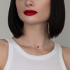 Collier La Brune & La Blonde Black 360° Diamant Noir 0,50 ct Or Rose