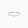 Bracelet Cordon La Brune & La Blonde Black BB Diamant Noir 0,10 ct Or Blanc