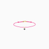 Bracelet Cordon La Brune & La Blonde Black BB Diamant Noir 0,20 ct Or Jaune