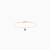 Bracelet Cordon La Brune & La Blonde Black BB Diamant Noir 0,20 ct Or Jaune