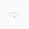 Bracelet Cordon La Brune & La Blonde Black BB Diamant Noir 0,20 ct Or Blanc