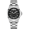 Montre Hamilton Khaki Field King Day-Date 40 mm Cadran Noir 24 Heures Bracelet Acier