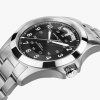 Montre Hamilton Khaki Field King Day-Date 40 mm Cadran Noir 24 Heures Bracelet Acier