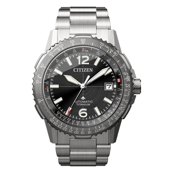 Montre Citizen Promaster Sky Navihawk 40 mm Automatique Super Titanium Cadran Noir