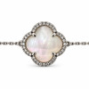 Bracelet Occasion Morganne Bello Victoria Nacre Blanche Diamants Or Blanc