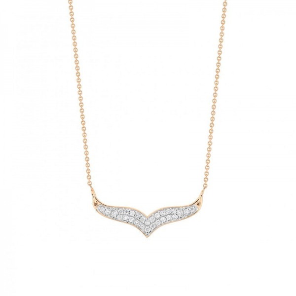 Collier Ginette NY Mini Wise Diamond Or Rose