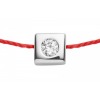 Bracelet Redline NOIS CARRE 1 Diamant 0.05 ct argent