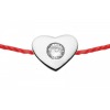 Bracelet Redline NOIS COEUR 1 Diamant 0.05 ct argent