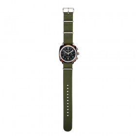 Bracelet Briston type NATO - Vert Militaire
