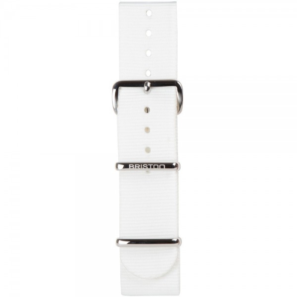 Bracelet Briston type NATO - Blanc