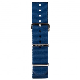 Bracelet Briston type NATO - Bleu Marine