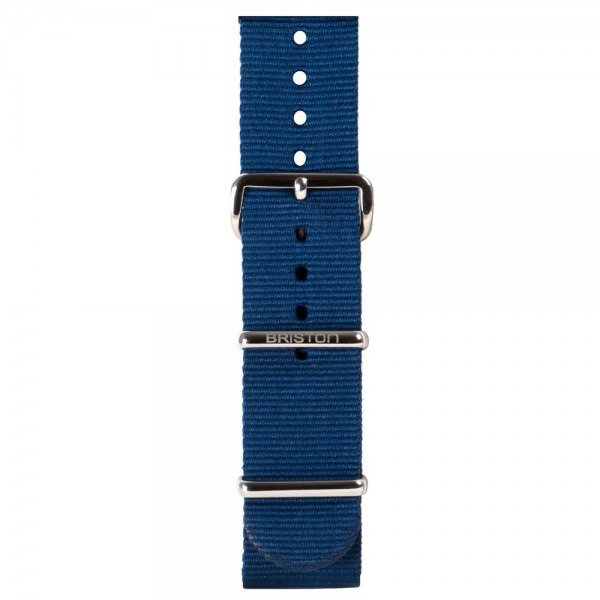 Bracelet Briston type NATO - Bleu Marine