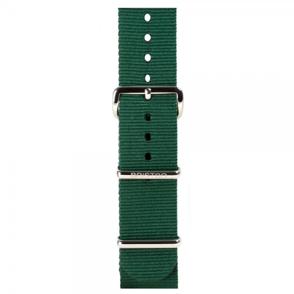 Bracelet Briston type NATO - Vert Anglais