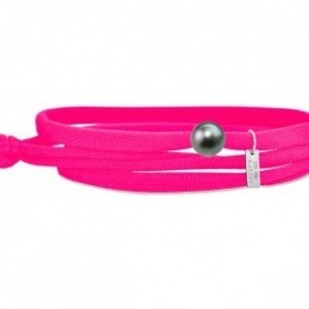 Bracelet Gresy's Ma Perle Tahiti, Rose fluo