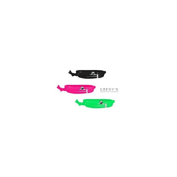 Bracelet Gresy's Ma Perle Tahiti, Rose fluo