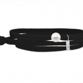 Bracelet Gresy's Ma Perle Blanche, Noir