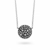 Pendentif  One More Panarea 12 mm Diamants & Or Blanc