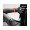 Bracelet Gresy's Sunny Star 1 diamant, argent rhodié Orange Fluo