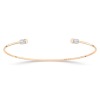 Bracelet Ginette NY Choker Single Diamond Or Rose