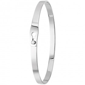 Bracelet Dinh Van Serrure nouveau Jonc Or blanc et diamant