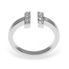 Bague TOM G Open Or Blanc Diamants Extra Blancs
