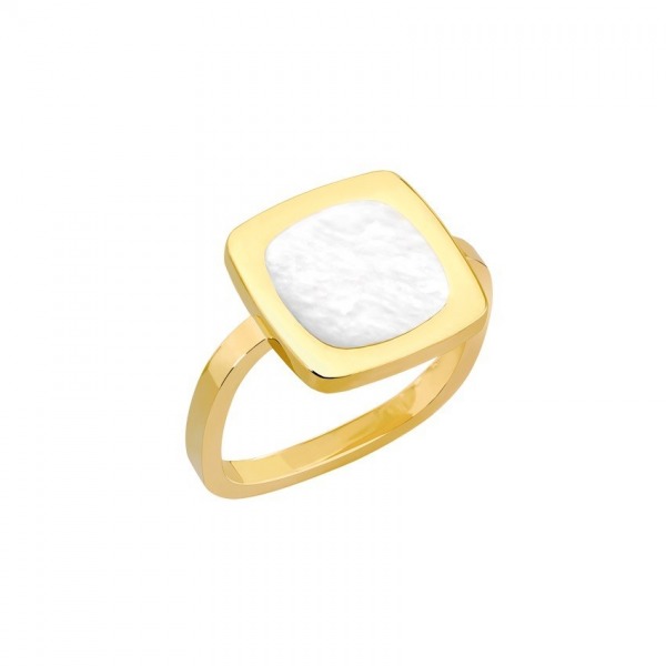 Bague Dinh Van Impression or jaune et nacre