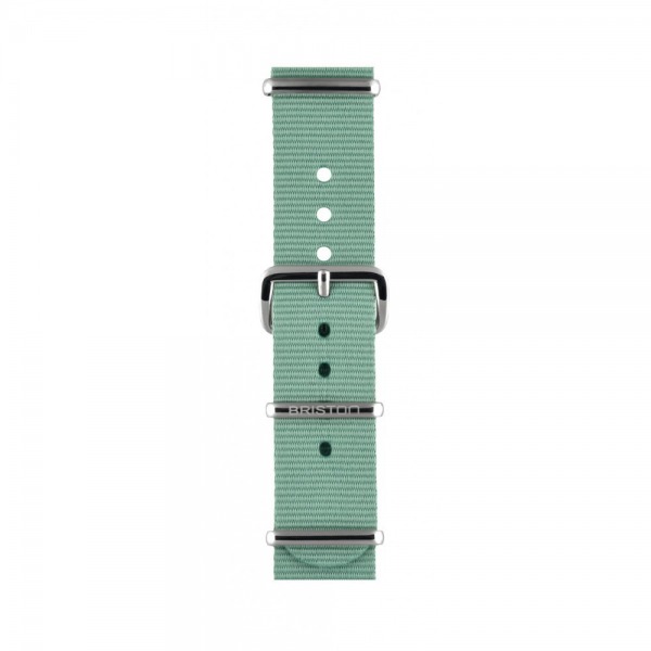 Bracelet Briston Chic 36 type Nato - Vert d'eau 18 mm