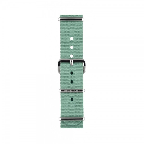 Bracelet Briston Chic 36 type Nato - Vert d'eau 18 mm