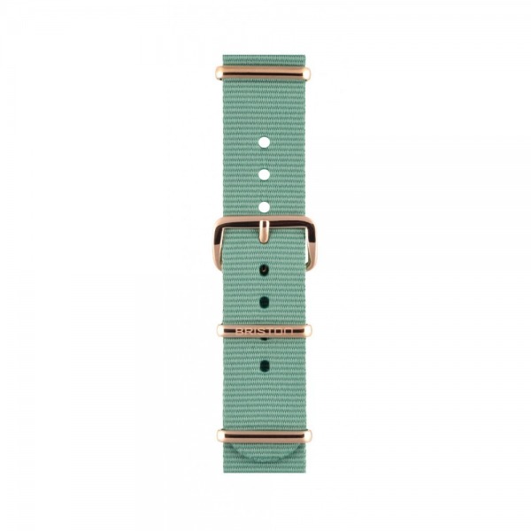 Bracelet Briston Chic 36 type Nato - Vert d'eau 18 mm