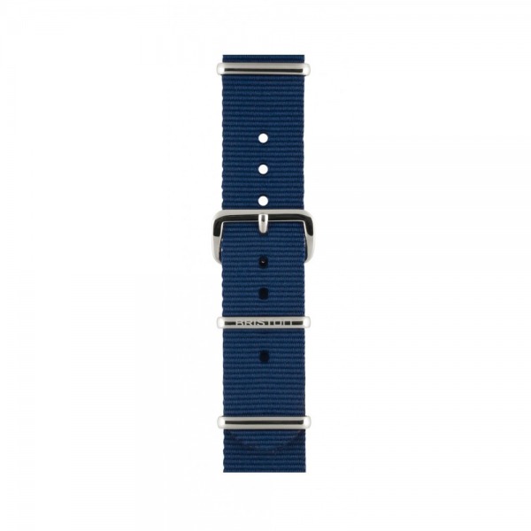 Bracelet Briston Chic 36 type Nato - Bleu marine 18 mm