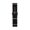 Bracelet Briston Chic 36 type Nato - Noir  18 mm