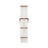 Bracelet Briston Chic 36 type Nato - Blanc  18 mm