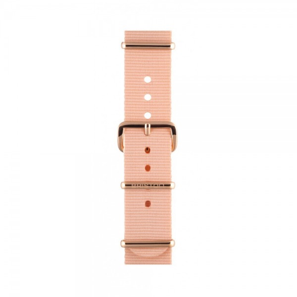 Bracelet Briston Chic 36 type Nato - Rose poudré  18 mm