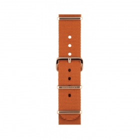 Bracelet Briston Chic 36 type Nato -Marron foncé  18 mm