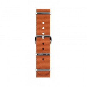 Bracelet Briston Chic 36 type Nato -Marron foncé  18 mm