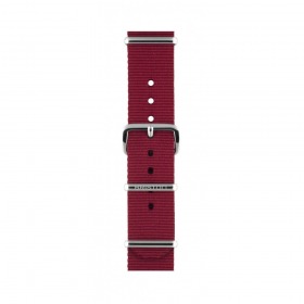 Bracelet Briston Chic 36 type Nato - Bordeaux 18 mm