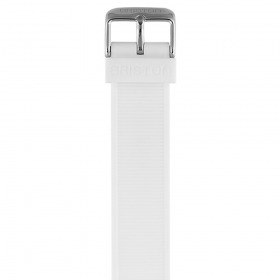 Bracelet interchangeable en silicone - Blanc pour montres BRISTON