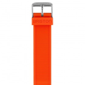 Bracelet interchangeable en silicone - Orange pour montres BRISTON