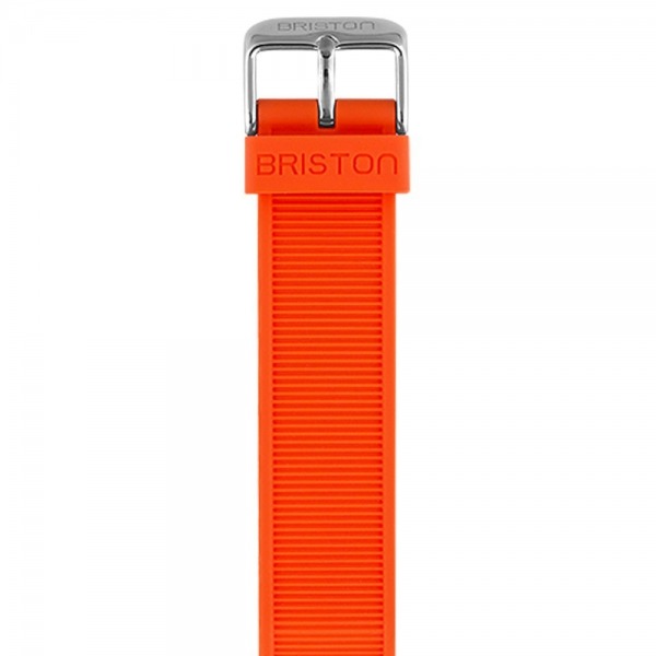 Bracelet interchangeable en silicone - Orange pour montres BRISTON