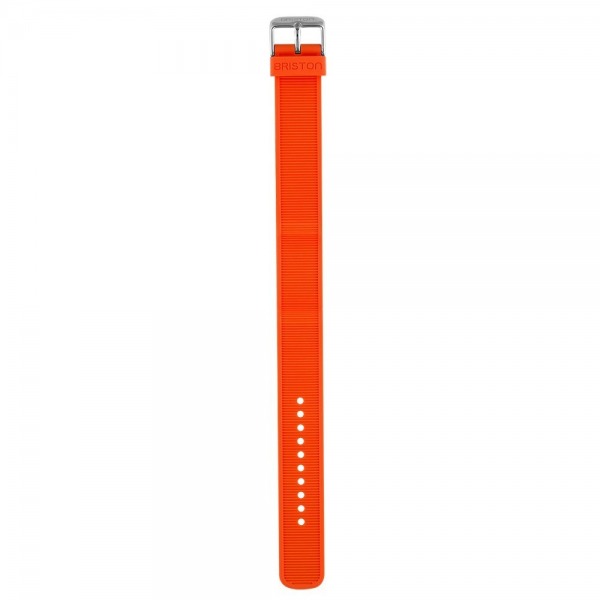 Bracelet interchangeable en silicone - Orange pour montres BRISTON