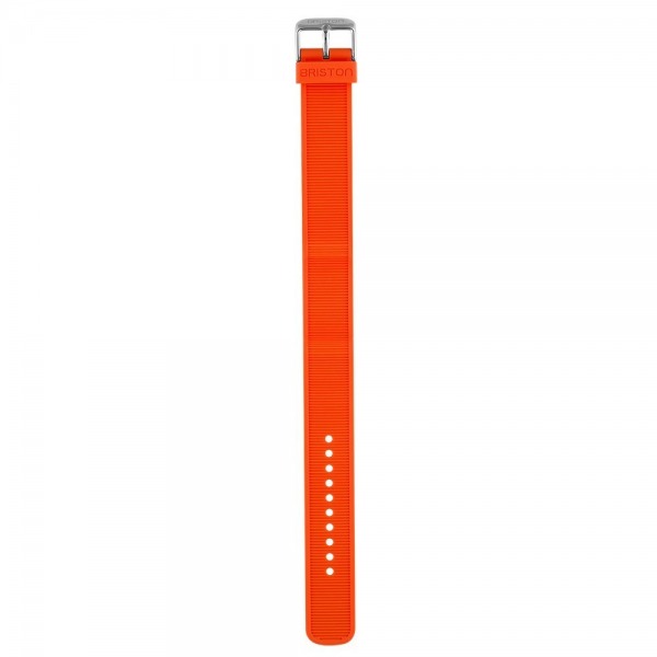 Bracelet interchangeable en silicone - Orange pour montres BRISTON