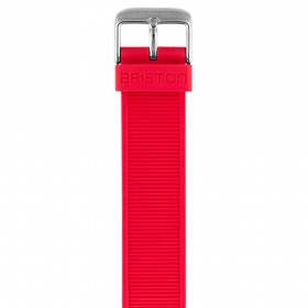 Bracelet interchangeable en silicone -Rouge pour montres BRISTON